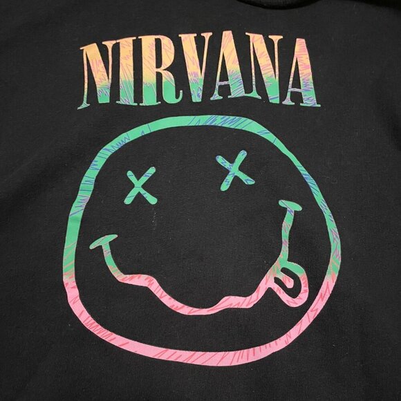 Divided Nirvana Hoodie Mens Size Medium Pullover - Picture 2 of 16